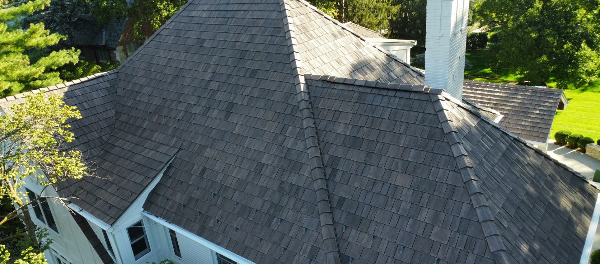 Roofing installation on Omaha home by Royalty Roofing and Siding